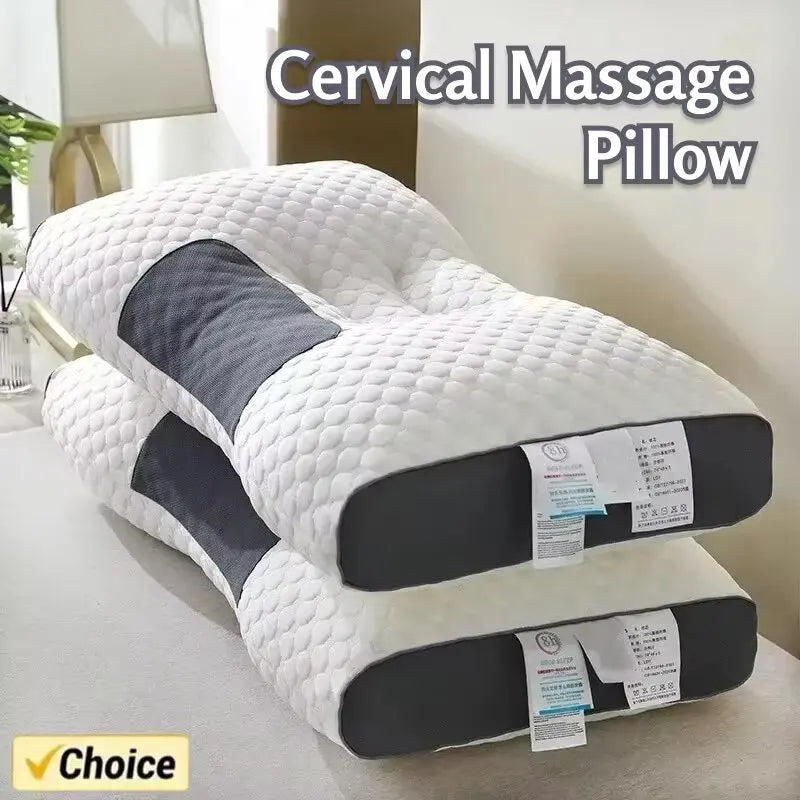 Travesseiro Ortopédico Favo de Mel – Suporte Cervical, Antibacteriano e Antialérgico