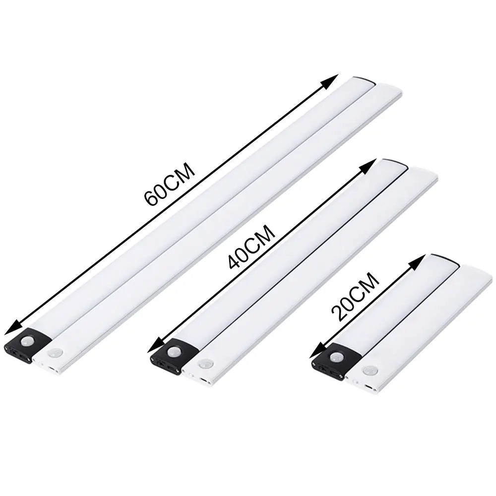 Luminária LED com Sensor de Movimento – Fina, Sem Fios e Recarregável para Armários e Ambientes Internos