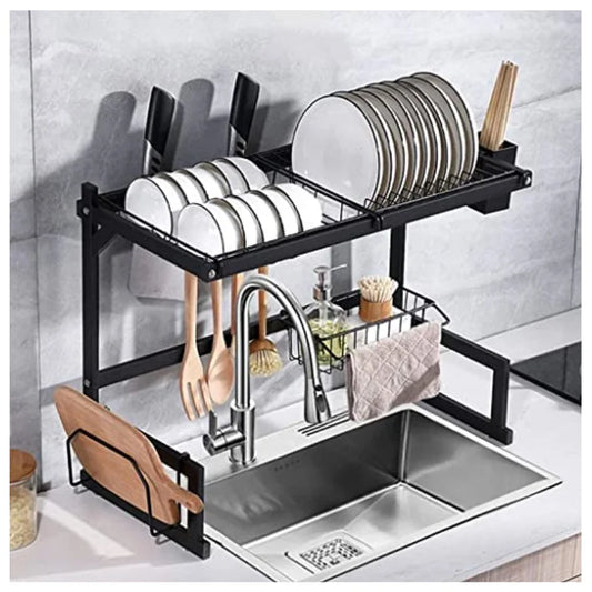 Escorredor de Louças em Aço Inox – Pintura Antiferrugem, 65cm ou 85cm