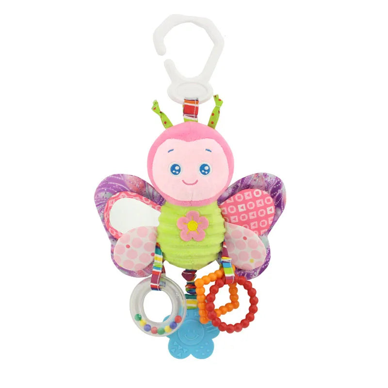 Brinquedo de Pelúcia com Chocalho e Mordedor – Diversão e Desenvolvimento para Bebês!