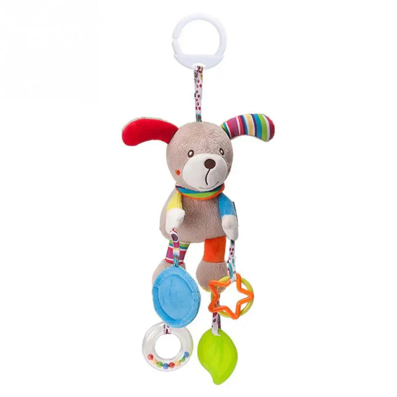 Brinquedo de Pelúcia com Chocalho e Mordedor – Diversão e Desenvolvimento para Bebês!