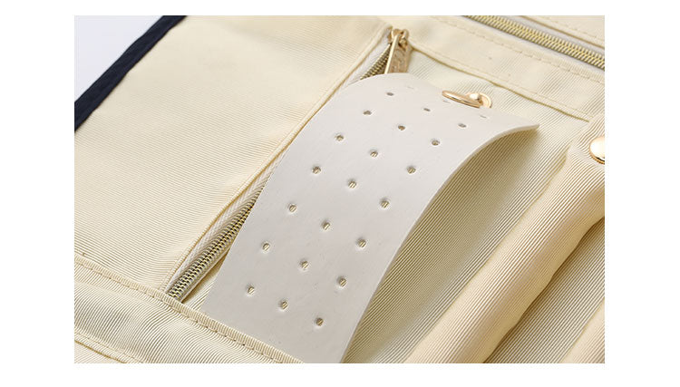 Bolsa Dobrável de Luxo para Viagem – Organizador de Joias Portátil e Prático