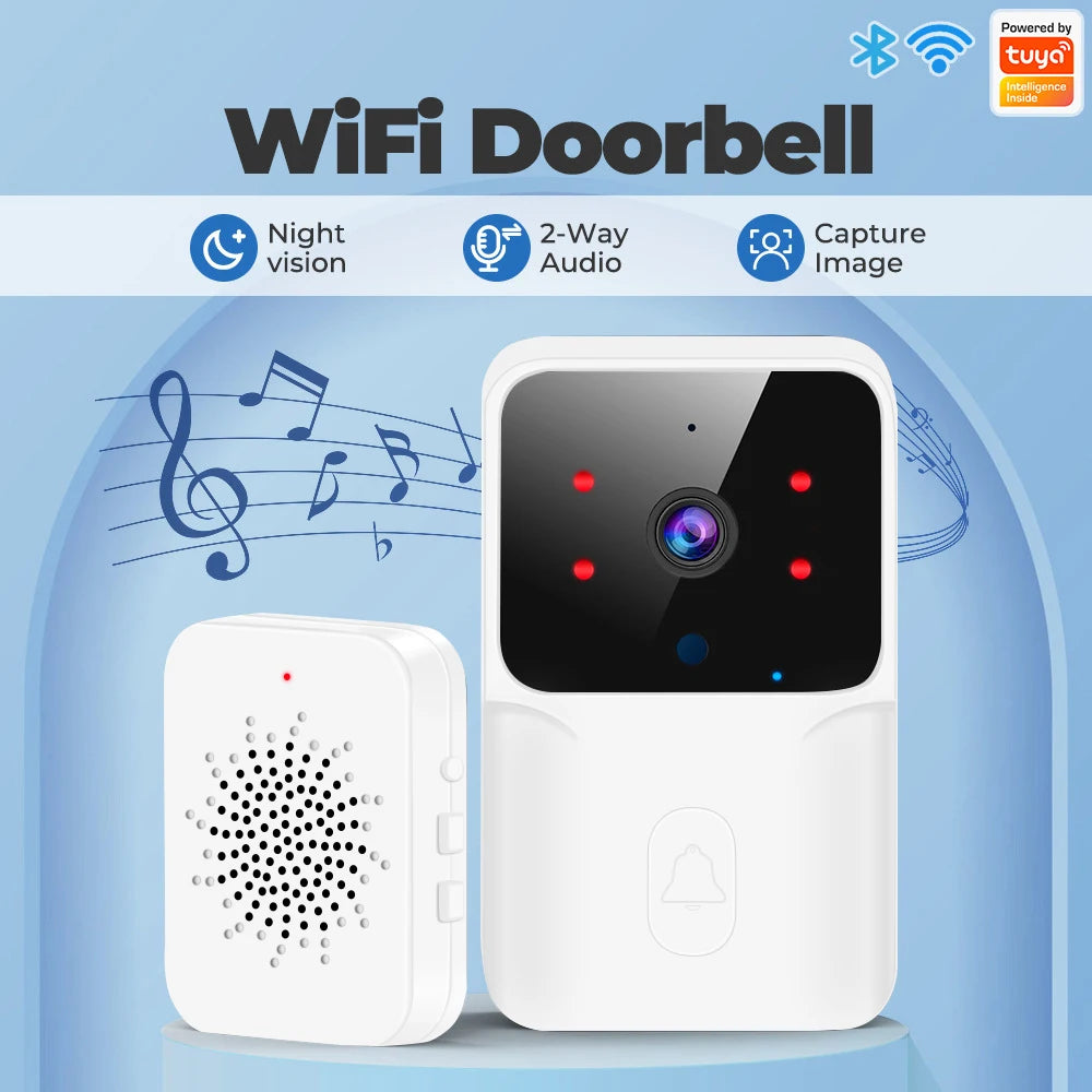 Campainha Inteligente com Câmera Wi-Fi e Vídeo HD – Segurança e Praticidade para Sua Casa!