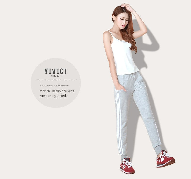 Calça Jogger Esportiva Feminina – Leve, Respirável e Ajustável para Treino e Corrida