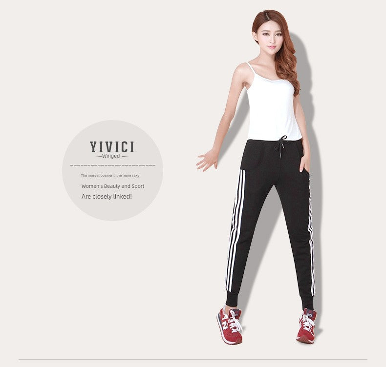 Calça Jogger Esportiva Feminina – Leve, Respirável e Ajustável para Treino e Corrida