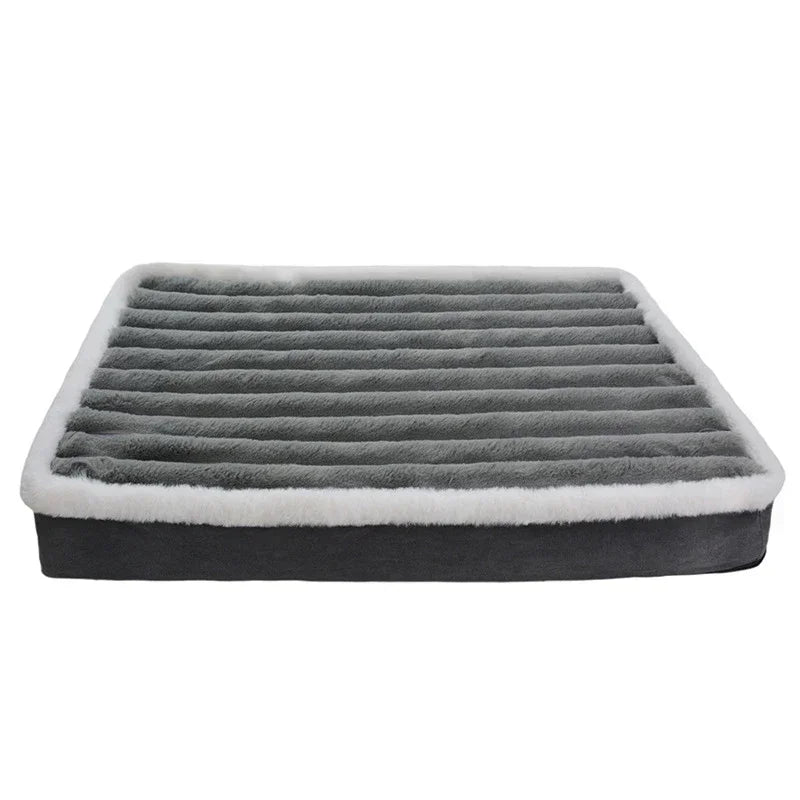Cama Ortopédica Deluxe para Cães e Gatos – Espuma de Alta Densidade e Capa Removível