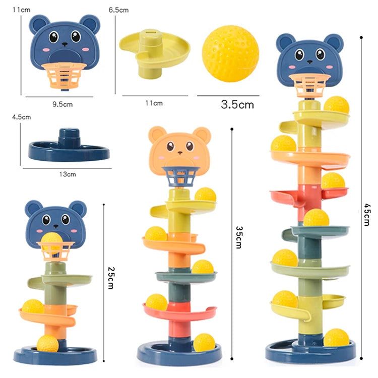 Brinquedo Interativo Montessori – Estímulo Sensorial e Coordenação Motora para Bebês
