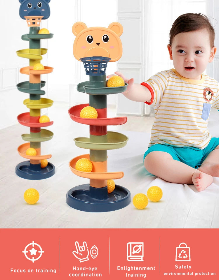 Brinquedo Interativo Montessori – Estímulo Sensorial e Coordenação Motora para Bebês