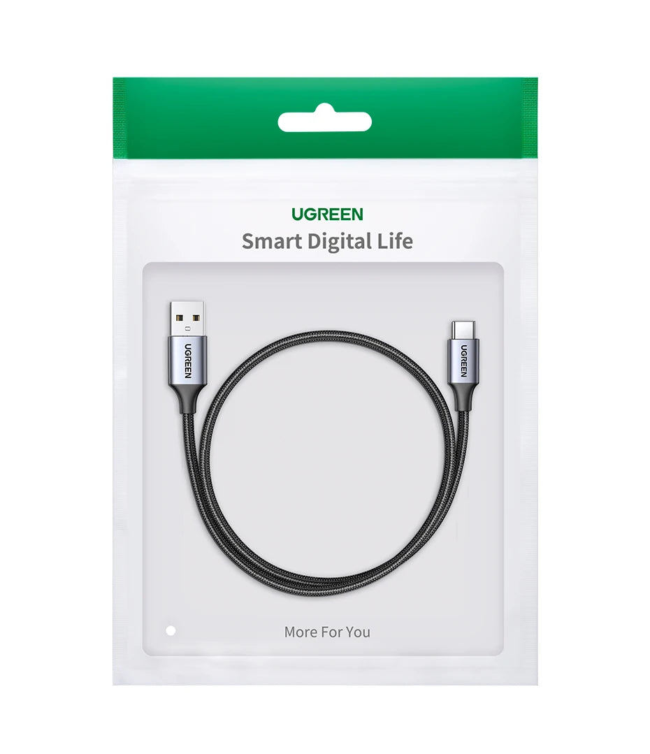 Cabo USB-C de Alta Velocidade UGREEN – Compatível com Xiaomi, Samsung e Apple
