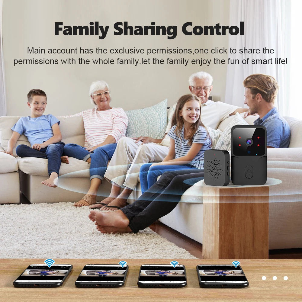Campainha Inteligente com Câmera Wi-Fi e Vídeo HD – Segurança e Praticidade para Sua Casa!